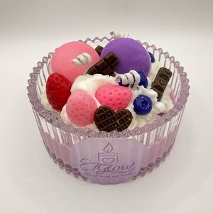 🍓🕯️Handmade Dessert Style Scented Candle